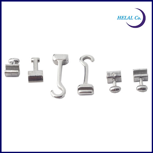 thumbnail image 2 of 30 Pcs Easyinsmile Orthodontic Traction Hooks – Round/Rectangular Mesh Base, Stainless Steel 2 of 5